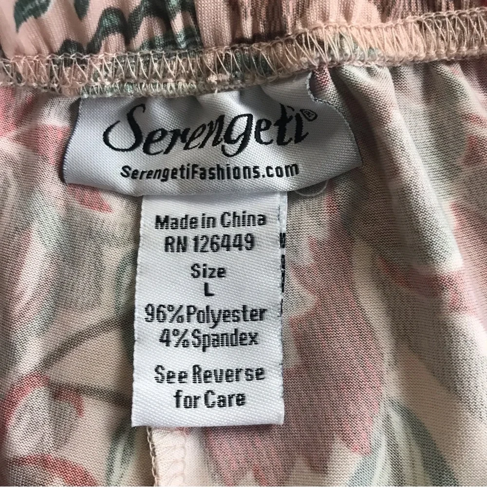 Serengeti Set Of 2 Skirt / Top Women’s Size L Multicolor Pullover 3/4 Sleeve - Picture 11 of 16